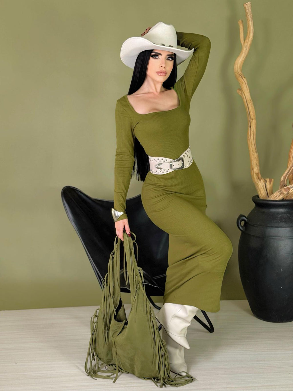 Vestido “Rib Acabalado”