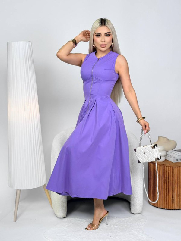 Vestido: Violeta Imperial