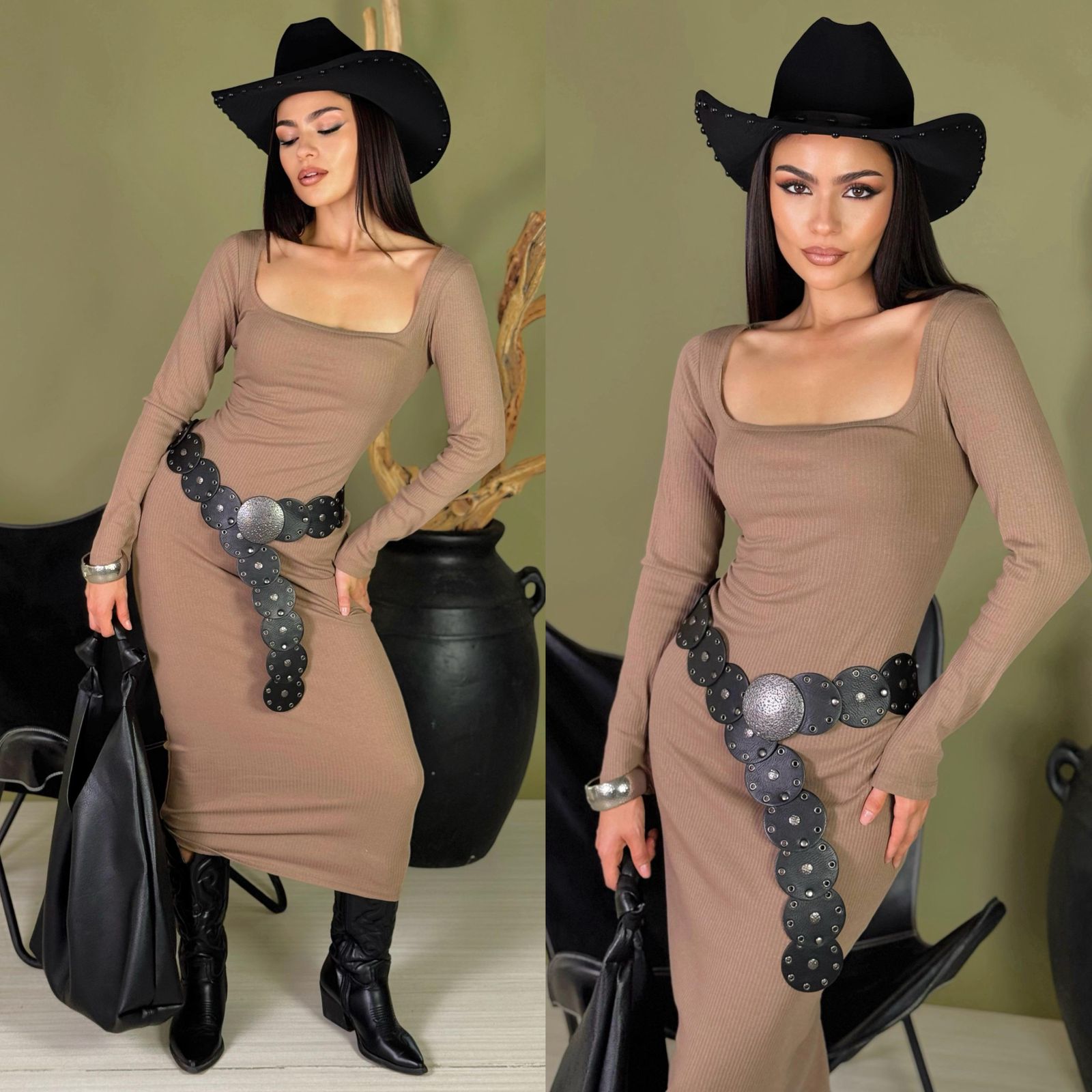 Vestido “Rib Acabalado”